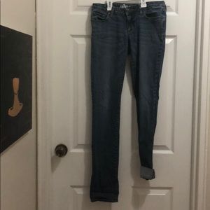 Long skinny jeans